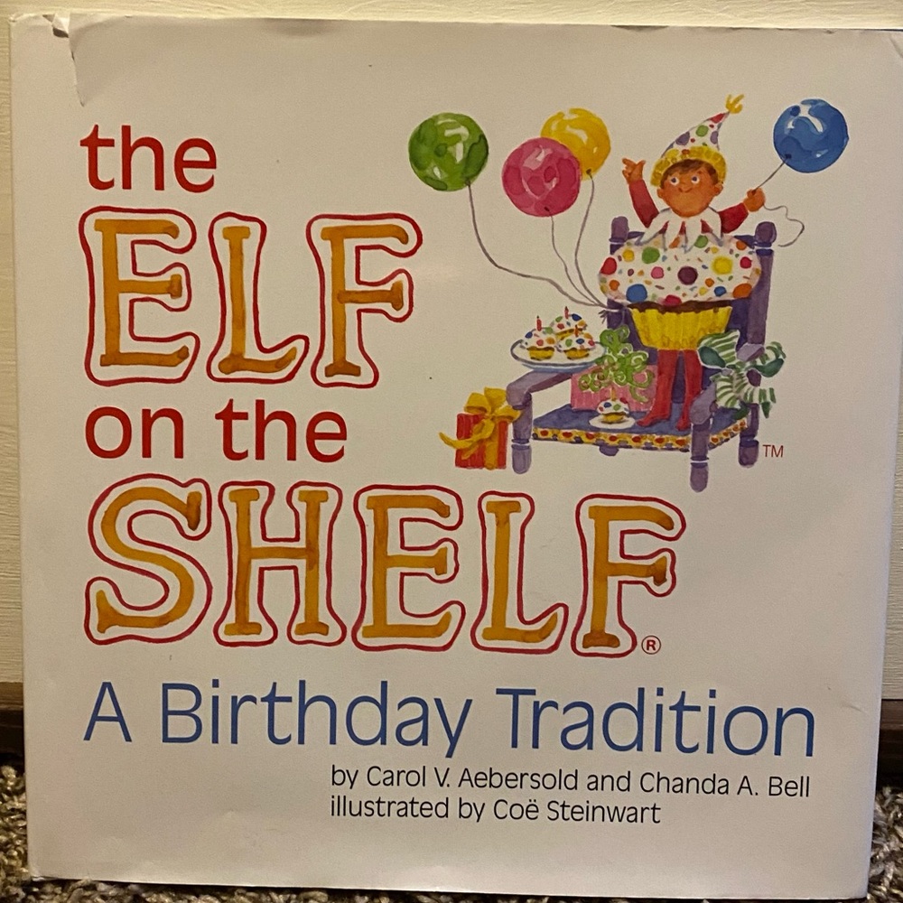 Elf on the shelf birthday book only
